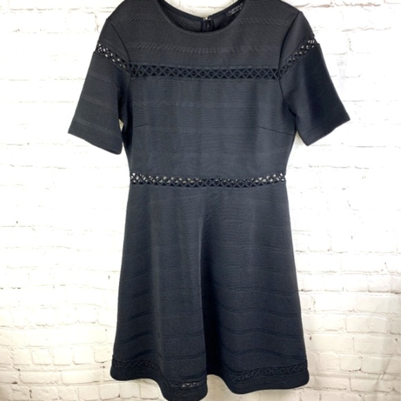 Topshop Dresses & Skirts - Topshop Fit & Flare Textured Dress Size 8